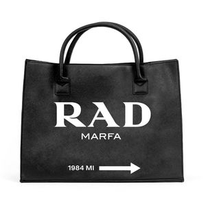 LA-TD Black Tote